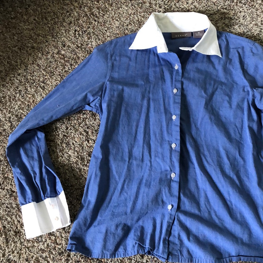 NWOT Cotton Button-Down Shirt